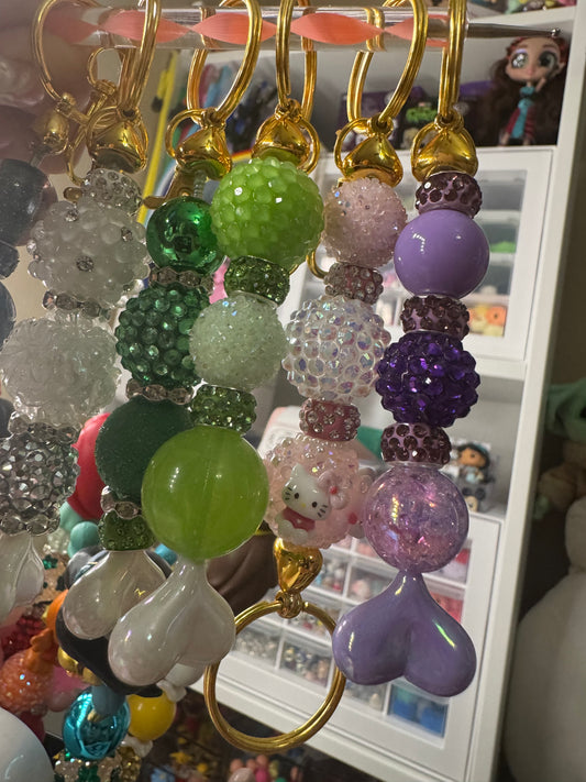 BEADED KEYCHAINS